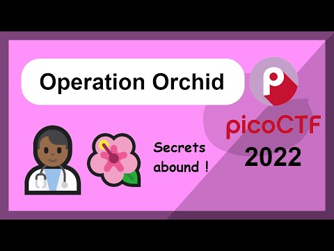 picoCTF 2022 - Forensics - Operation Orchid