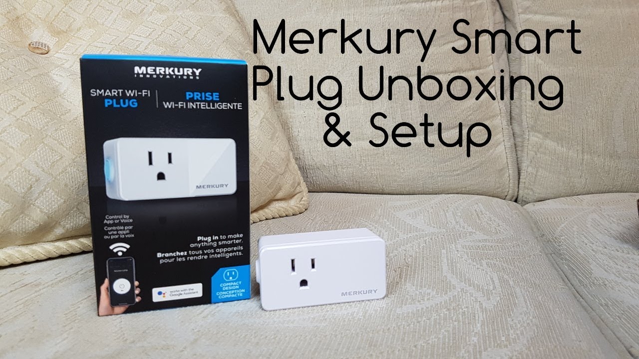 Merkury Innovations Indoor/Outdoor Wi-Fi Smart Plug, Requires 2.4