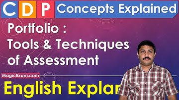 Portfolio - Tools & Techniques of Assessment CDP Concepts English Explanation