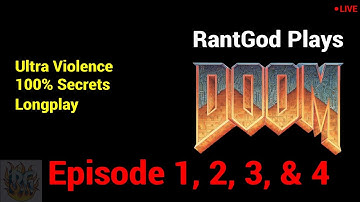 The Ultimate Doom (1995) - Episodes 1-4 - Ultra Violence - All Secrets - Long Play