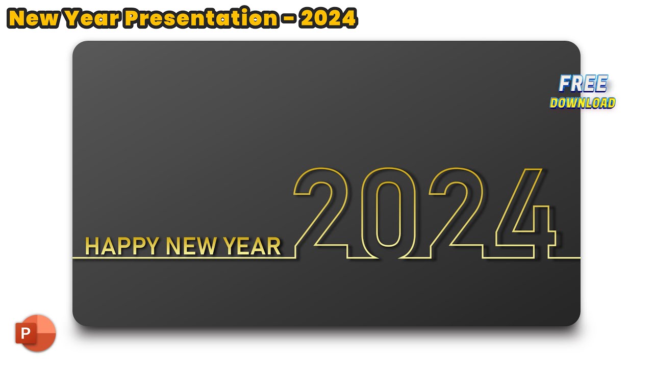 59.New Year Presentation New year 2024 Presentation Happy New Year