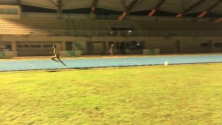Last rep of 3x300m (34.78)
