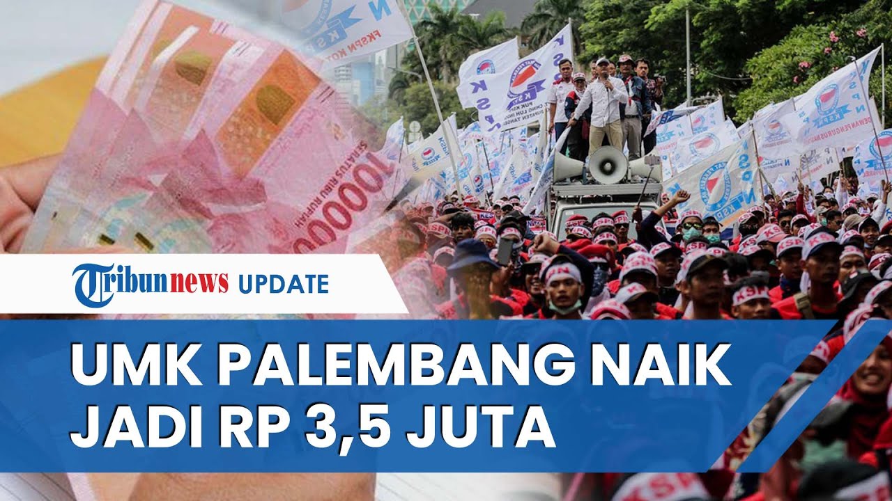 UMK Kota Palembang 2023 Naik 7,5 Persen Menjadi Rp 3,5 Juta, Diteken