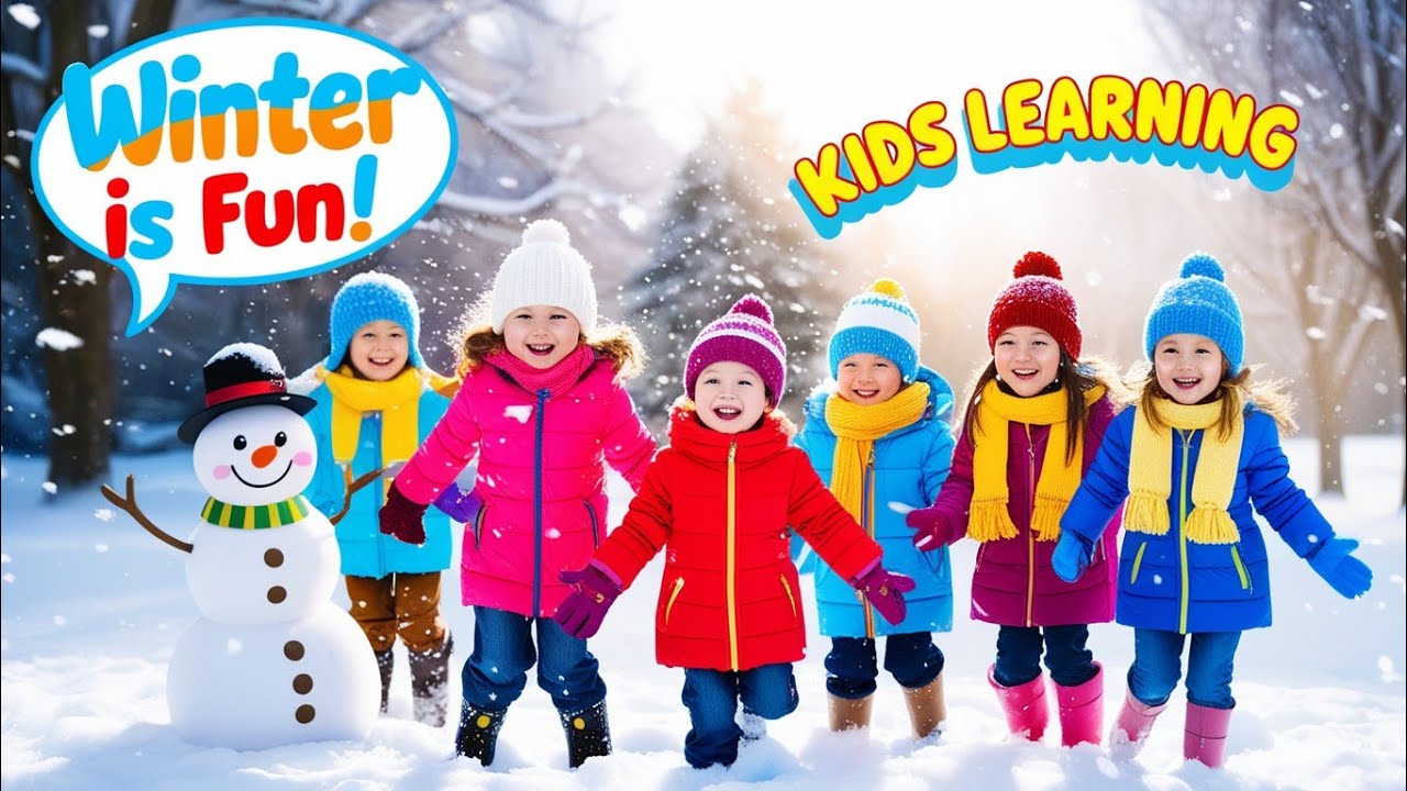 Winter Song for Kids ️ | Fun Winter Season Song | Learn About Winter ...