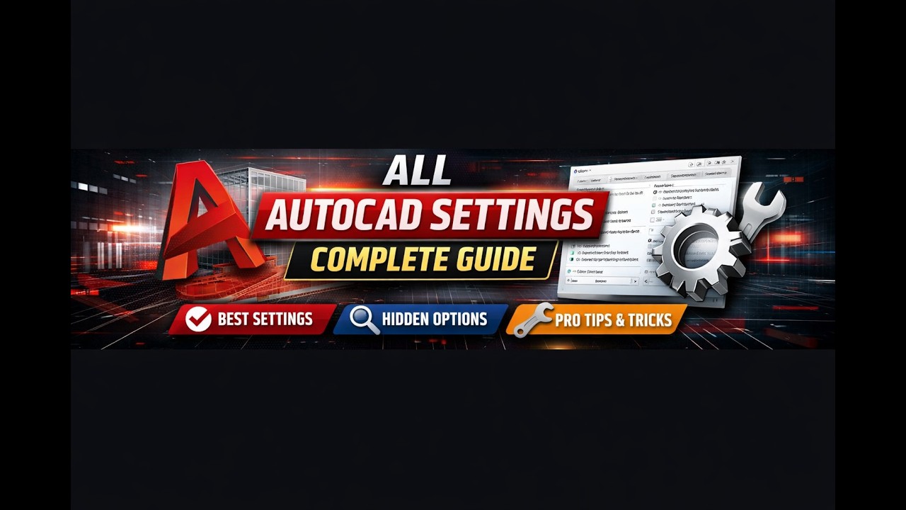 AutoCAD All Settings & Commands - YouTube