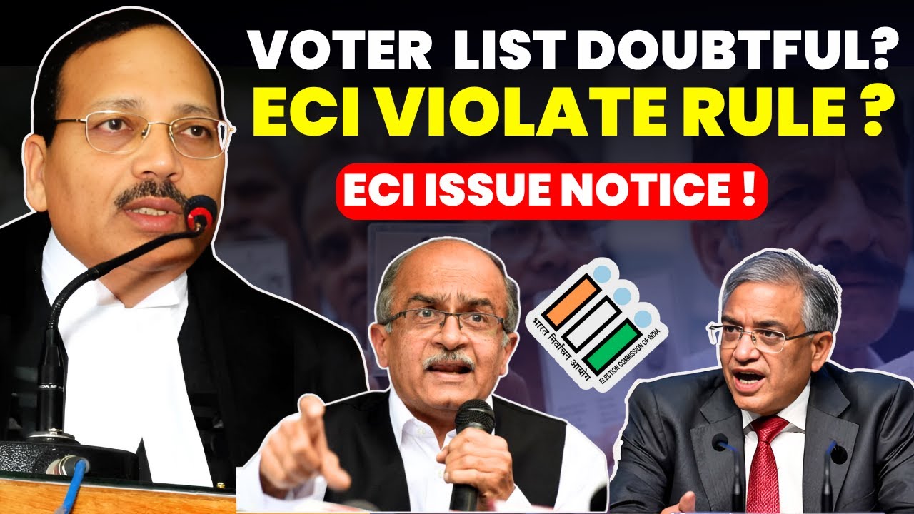 VOTER LIST UNDER DOUBT! ECI VIOLATES RULE- SC ISSUE ISSUES NOTICE 