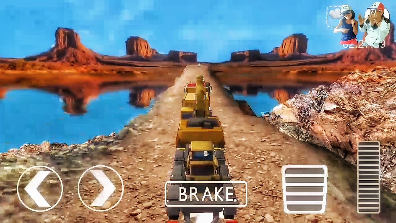 Kartun Game anak Mainan  Mobil mobilan excavator Dan truk  