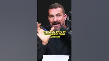 Study of caffeine abstinence for 20 days #andrewhuberman #neuroscience