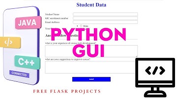 Flask Wtforms | Python GUI | Free Flask Project | Saqib Tech