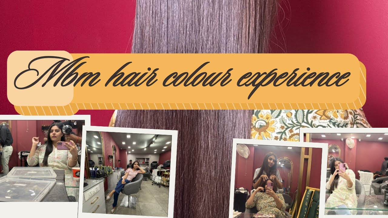 Mbm Hair Colour Crazy Experience | Mbm Pitampura| Full on Masti | #vlog #trending #youtube #wedding 