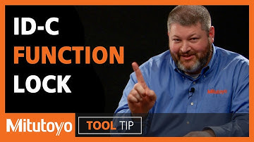 ID-C Indicator Function Lock- How To Use - (Mitutoyo Tool Tip 007 )
