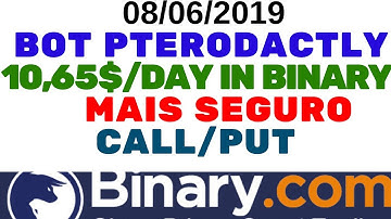 R$42,80 em 8 minutos com o BOT PTERO PLETSCH TRADER MAIS SEGURO DA BINARY.COM