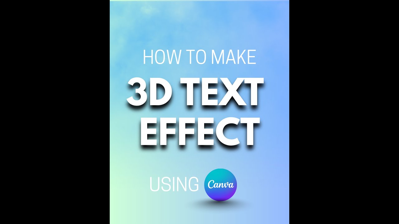 Mind-Blowing Canva 3D Effect in 60 Seconds | Easy Tutorial for Beginners!