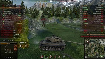 World Of Tanks T26E4 SuperPershing GAMEPLAY [BR]