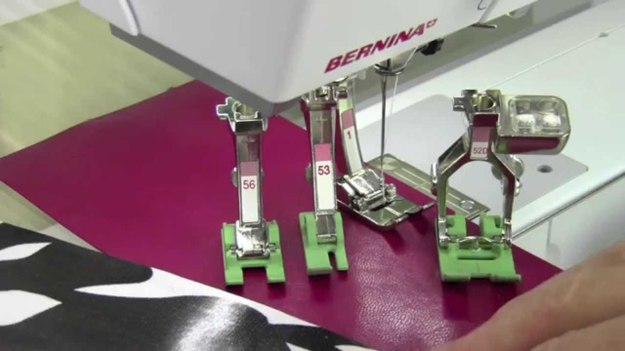 Bernina NonStick Teflon Feet YouTube