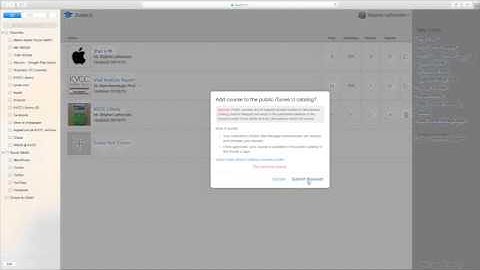 How To Make An iTunes U Course Public