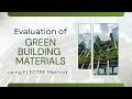 🏢 Evaluation of Green Building Materials using ELECTRE Method