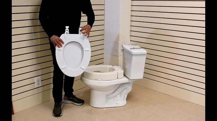 How to install a Hinged Toilet Seat Riser by Horton & Converse
