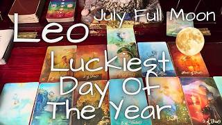 Leo, Luckiest Day Of The Year July Full Moon Tarot