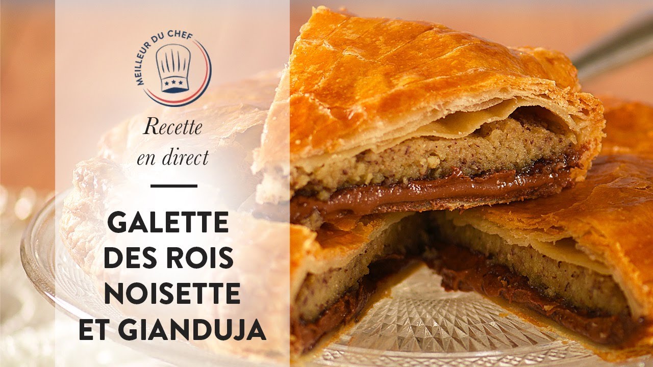 Recette - Galette des rois en forme de noisette en vidéo 