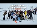 Iriz consulting  winter team building 2023  alpe dhuez