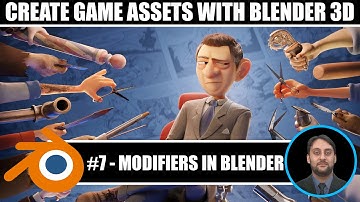 Blender Game Assets Modeling Course For Unity Game Engine | #7 Modifiers In Blender