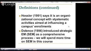 What is Enrollment Management?