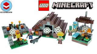 LEGO Minecraft 21190 The Abandoned Village Speed Build