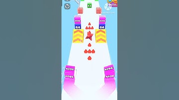 Jelly Run 2048 // All Level Gameplay Android,iOS - new gaming video #gaming #animation #shorts