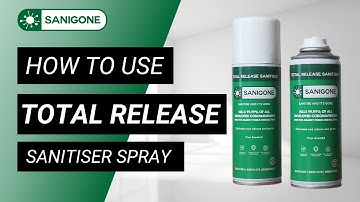 How To Use Sanigone Total Release Room Disinfectant Sanitising Spray Cans | SANIGONE