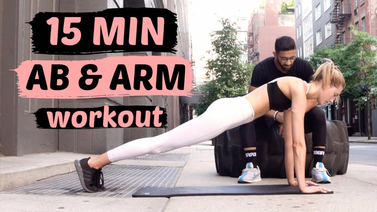 15 Min Upper Body Workout Flat Belly Toned Abs Arm Burn Sculpt Sanne Vloet