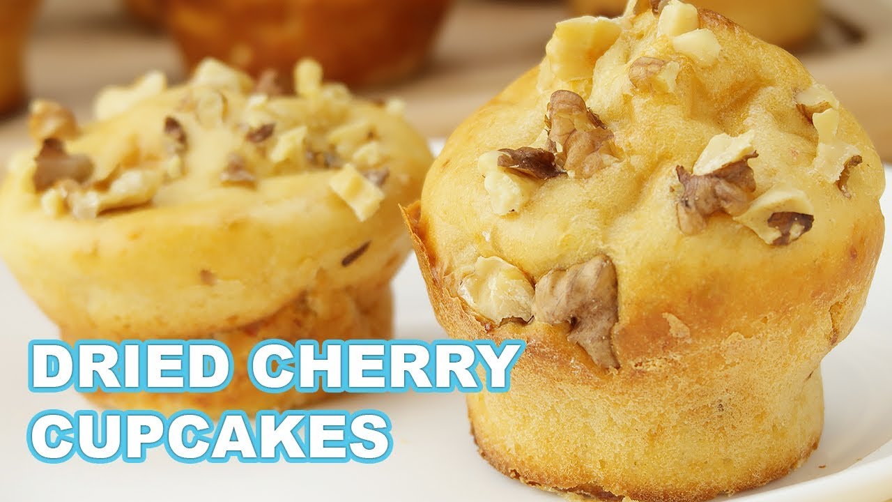 Dried Cherry Cupcakes Recipe YouTube