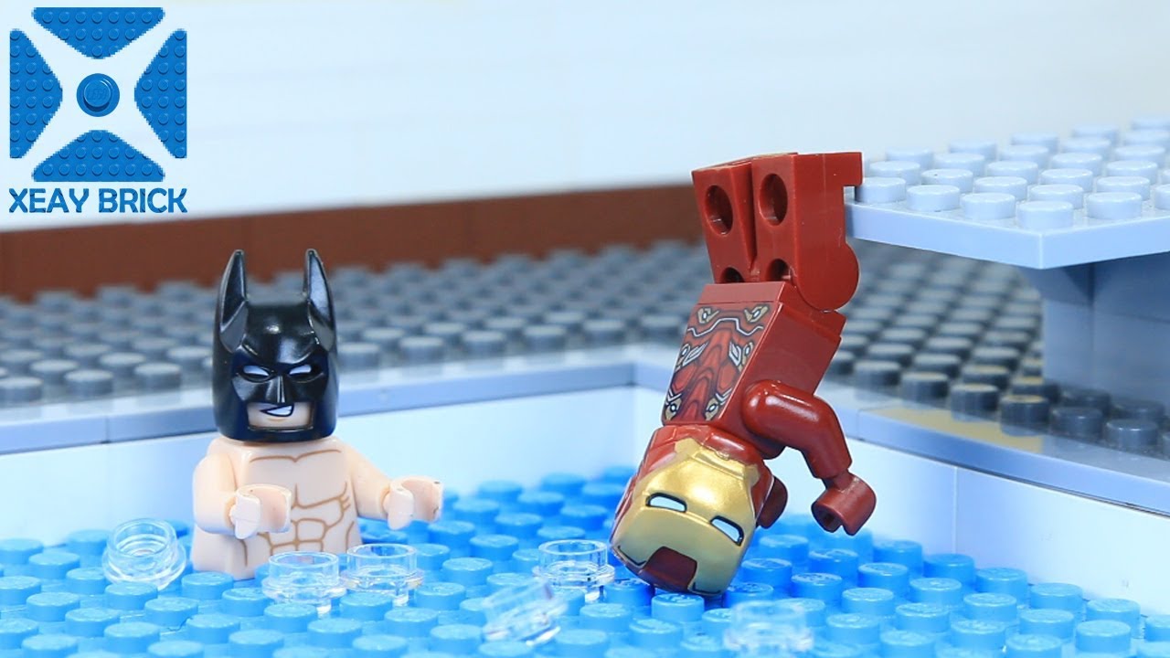 LEGO DC Super Heroes Vol 1 ▻ Lego Batman - Jumping Contest At Swimming Pool⚡?  Xeay Brick Films - YouTube