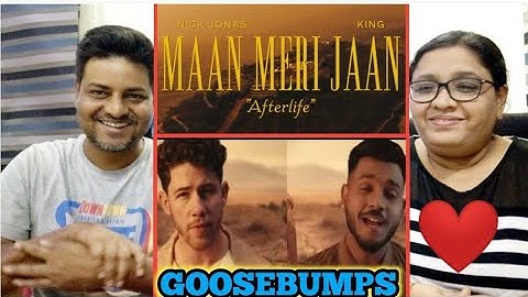 King x Nick Jonas Maan Meri Jaan (Afterlife) Official Video Reaction | मान मेरी जान | #maanmerijaan