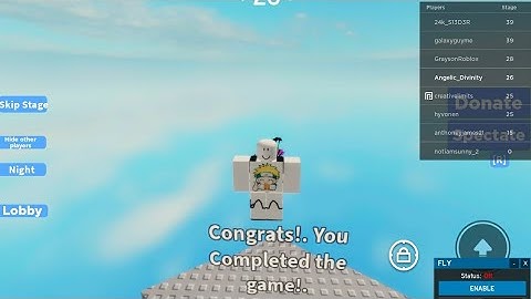 A Jump Per Difficulty Chart Obby Stages 1-15