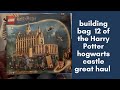 building bag 12 of the HarryPotter hogwarts castle great haul