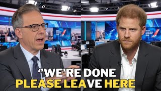 Prince Harry Walks Off CNN After Explosive Argument with Jake Tapper