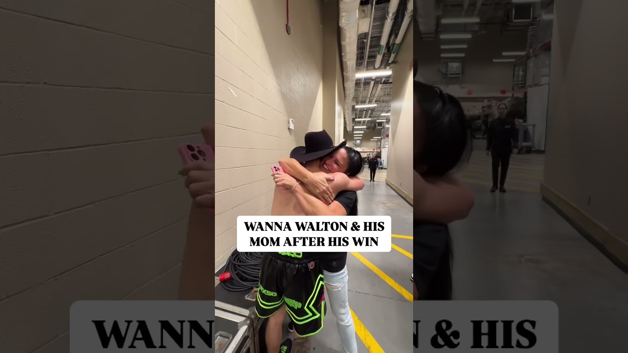 Wanna Walton & His Mom After His Win | Shorts