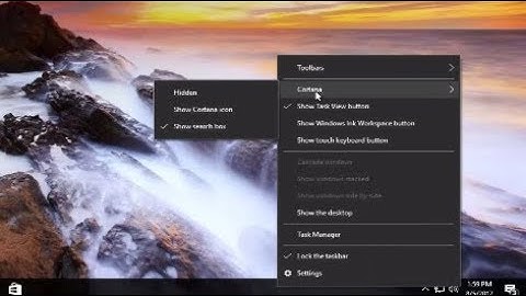 How To Remove Windows 10 Cortana Search Bar From Taskbar [Tutorial]