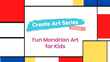 Fun Mondrian Art for Kids