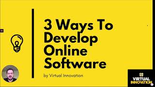 3 Ways To Develop Online Software