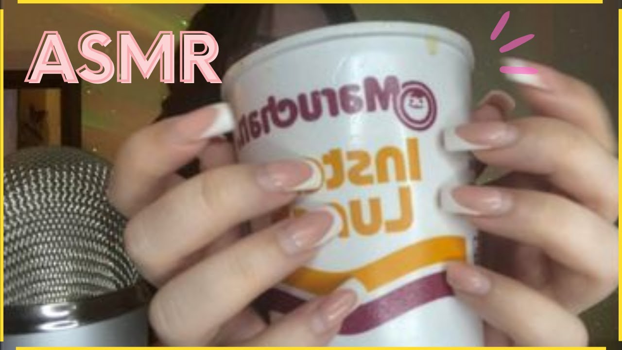 🍜ASMR COMIENDO sopa MARUCHAN  con CHEESE.🍜