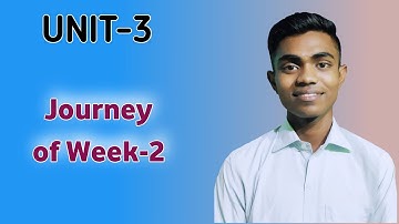 Journey of Sprint-2 ( week 2 ) of UNIT-3 in Masai School