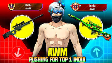 Pushing Top 1 Title In Awm | Free Fire Solo Rank Pushing With Tips And Tricks | Ep-2