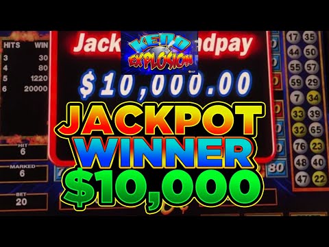 Keno Explosion Jackpot Winner $10,000