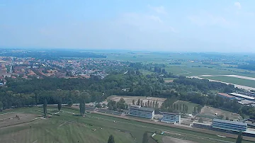 Pardubice z vrtulníku