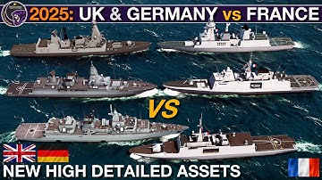 Oorlogsschepen 2025: Type 45, F123 en F124 vs. Horizon, Aquitaine en La Fayette | Zeemacht