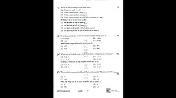 nios class 10th Sciene and Technology (212) Set-B question paper April 2025 #shorts #nios #exam