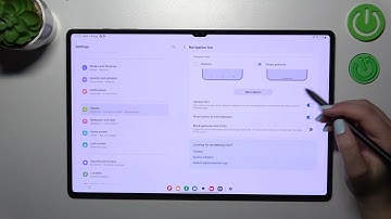 How to Set Navigation Gestures in SAMSUNG Galaxy Tab S9 Ultra – Remove Navigation Buttons