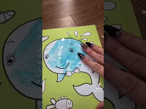 РАСКРАСКА ВОДОЙ! ВАУ! #shorts